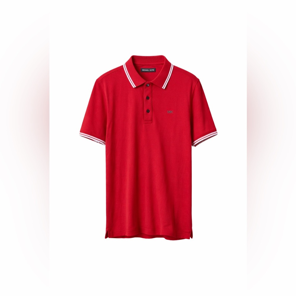Michael Kors Vibrant Red Polo Shirt